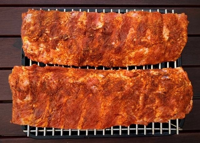 BBQ pork ribs BBQ sauce 05