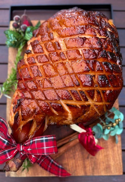 Coffee Maple Glazed Ham