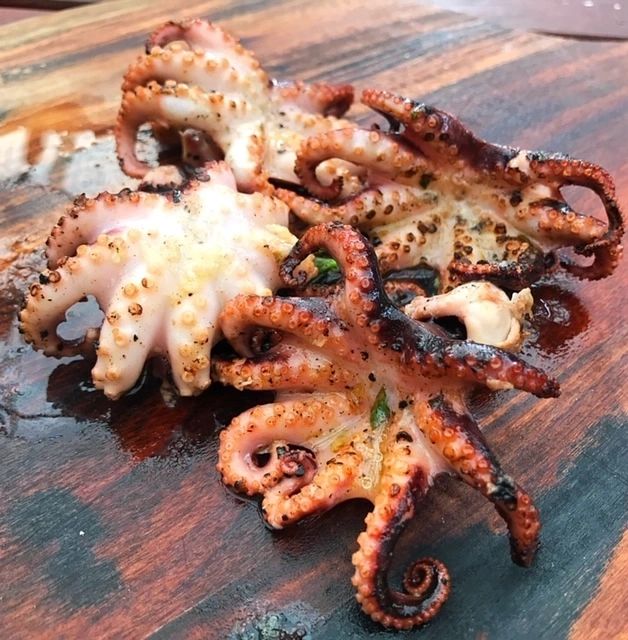 Chargrilled Baby Octopus