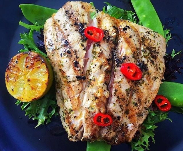 cooking fish on bbq 04