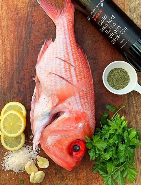 cooking fish on bbq 02