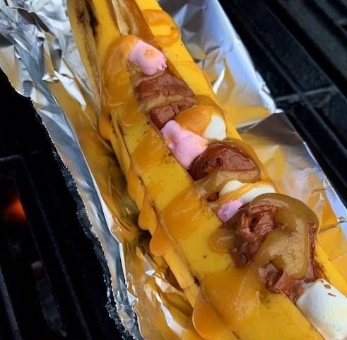 Grilled Easter Banana Boats