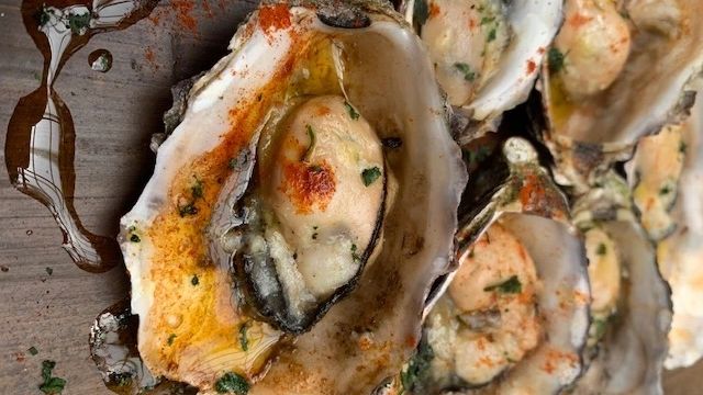 Grilled Garlic Butter Oysters